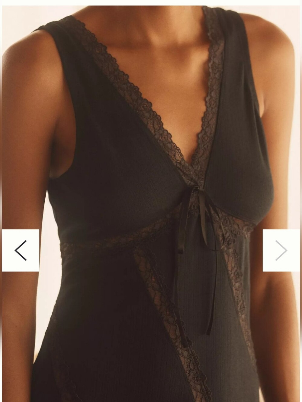 LyreBird Sleeveless V-Neck Lace Mini Dress